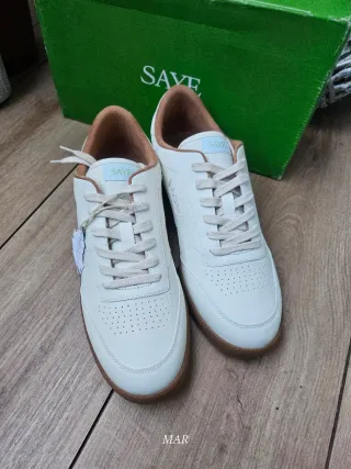 Zapatillas Saye Blancas y Marrones