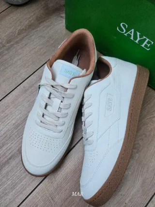 Zapatillas Saye Blancas y Marrones
