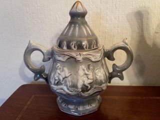 Juego de café Alcobaca cerámica portuguesa