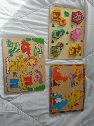 Puzles de madera educativos