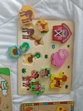 Puzles de madera educativos