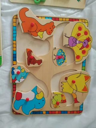 Puzles de madera educativos