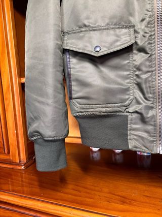 Chaqueta Schott Talla M Verde Oliva