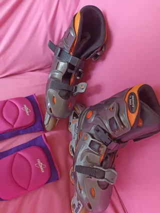 Patines Speed Talla 39 + Protecciones