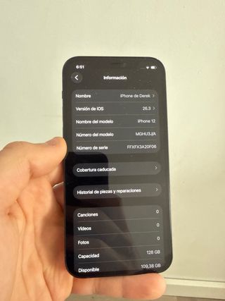 iPhone 12 128GB Negro