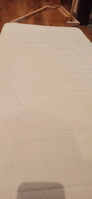 Cuna y colchón especial.