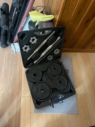 Bicicleta Spinning + Banco Mancuernas