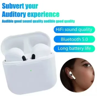 Auriculares inalámbricos blancos