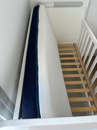 Cuna Mi Cuna + colchón + forro + sábanas