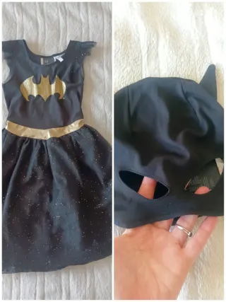 Disfraz Batgirl con máscara H&M 6-8 años