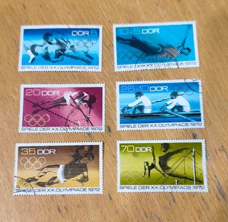 Sellos DDR 1972 Juegos Olímpicos Múnich