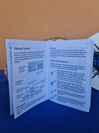 Manual Lord of the Sword SEGA Master System