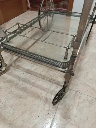 Camarera Vintage Latón/Níquel (Solo en Madrid)