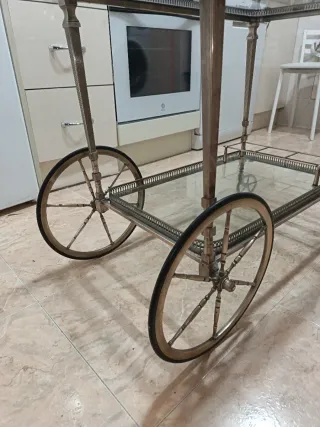 Camarera Vintage Latón/Níquel (Solo en Madrid)