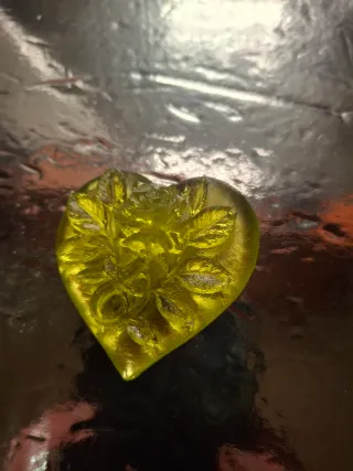 Figura Corazón Resina I Love You