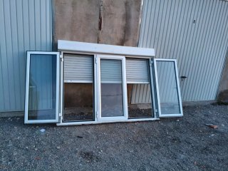 2 ventanas aluminio abatible RPT
