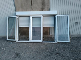 2 ventanas aluminio abatible RPT