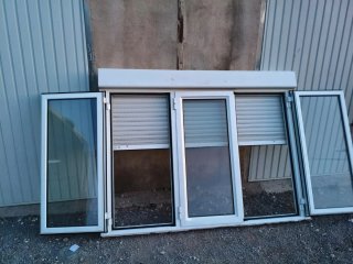 2 ventanas aluminio abatible RPT