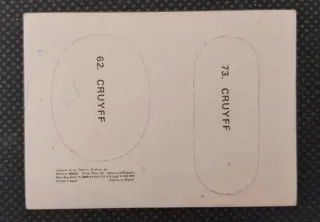 Cromo Doble Cruyff MEGA 1975