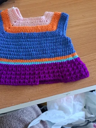 Jersey crochet bebé talla 0