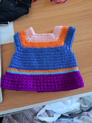 Jersey crochet bebé talla 0