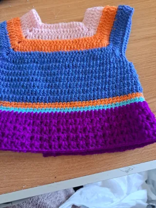 Jersey crochet bebé talla 0