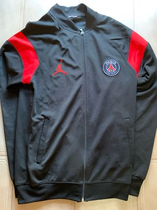 Chaqueta Jordan PSG Negra y Roja