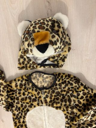 Vestito Carnevale Leopardo 3-5 anni