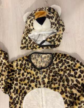 Vestito Carnevale Leopardo 3-5 anni