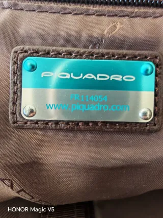 Mochila Piel Piquadro Marrón