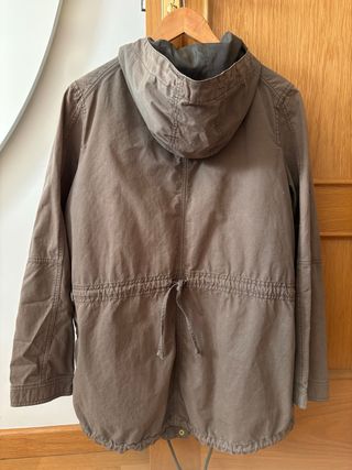 Parka verde mujer con capucha Springield T 40