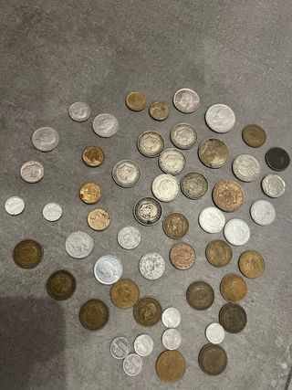Lote de monedas antiguas Pesetas