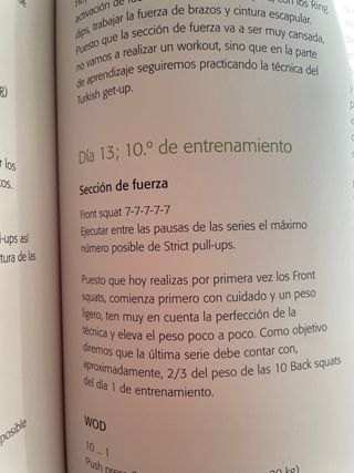 Crossfit. Programa Avanzado