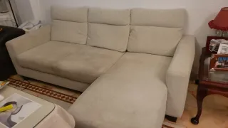 Sofá 2 plazas + chaiselongue Ikea beige