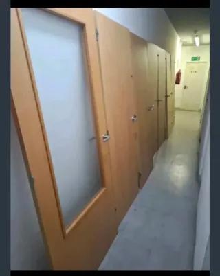 Lote 7 puertas madera interior 72,5 cm y 82,5 cm