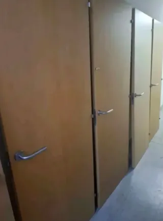 Lote 7 puertas madera interior 72,5 cm y 82,5 cm