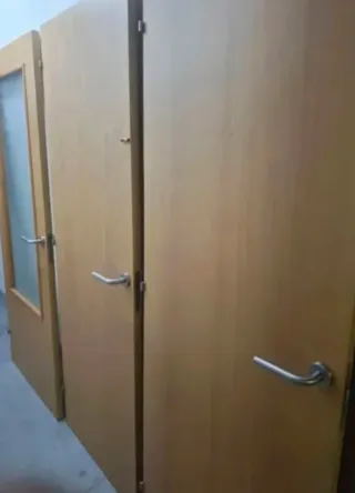 Lote 7 puertas madera interior 72,5 cm y 82,5 cm