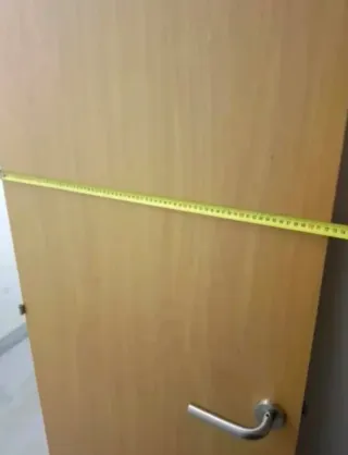 Lote 7 puertas madera interior 72,5 cm y 82,5 cm