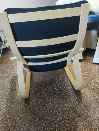 Mecedora Ikea Madera Negra