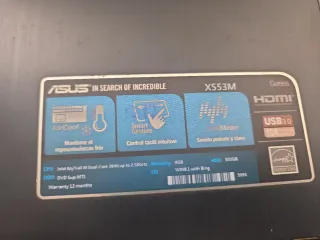 Portátil Asus Negro