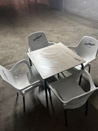 Mesas y Sillas San Miguel terraza