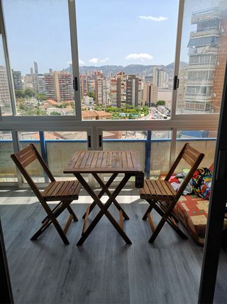 Conjunto Mesa y Sillas Terraza Madera Casaria