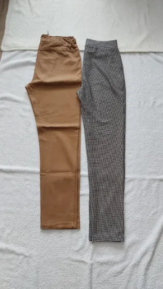 Pantalones de chica marrones y multicolor
