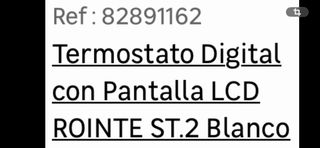 Calefacción radiante parquet y termostato