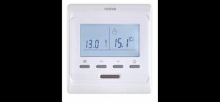 Calefacción radiante parquet y termostato