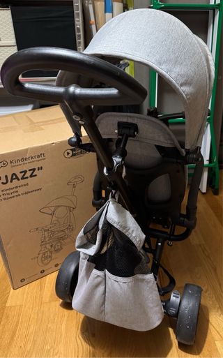 Triciclo Kinderkraft JAZZ 4 en 1 - Plegable