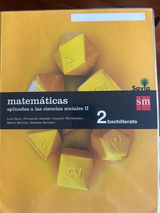 Matemáticas aplicadas a las ciencias sociales I...