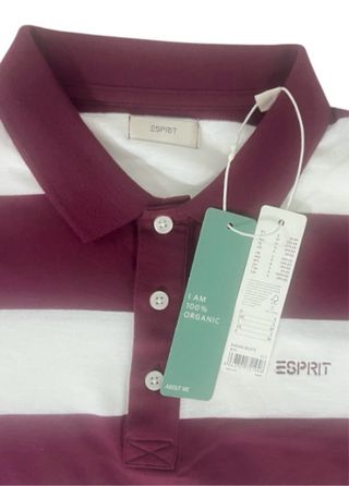 Talla M. Polo manga corta de algodón ESPRIT.