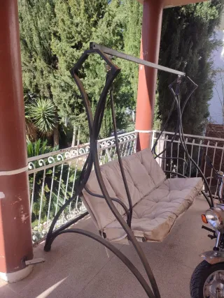 Balancín de jardín 3 plazas