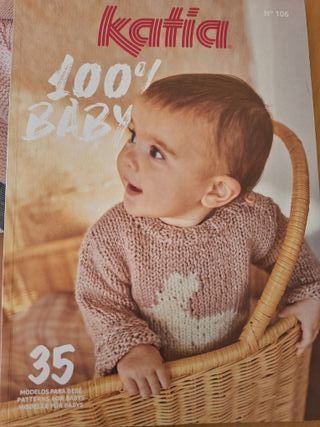 Lote 2 revistas libros punto 2 agujas Katia